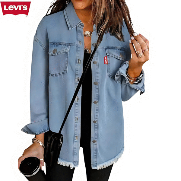 Levi’s® Classic Light Wash Overshirt - Image 2