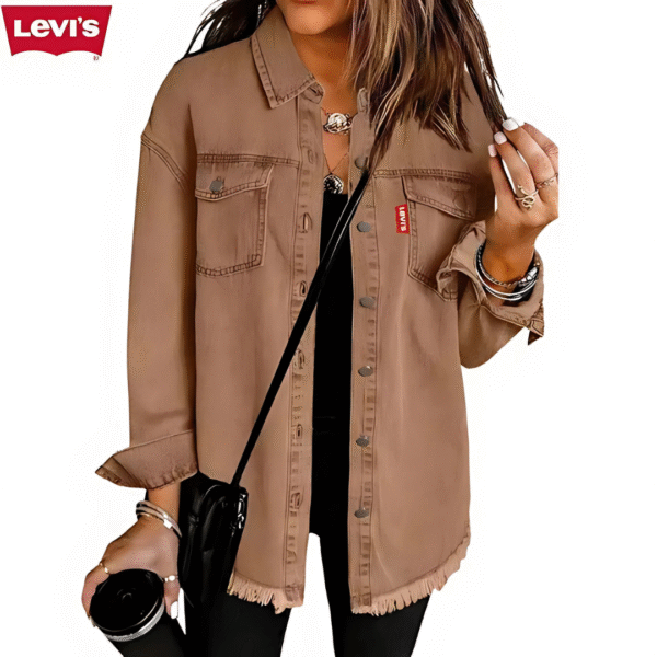 Levi’s® Classic Light Wash Overshirt - Image 3