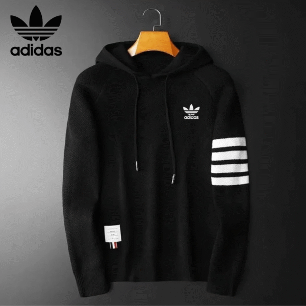 AD® Heritage Stripe Knit Hoodie - Image 3