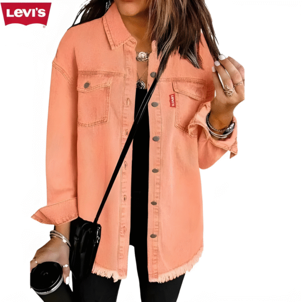 Levi’s® Classic Light Wash Overshirt - Image 4